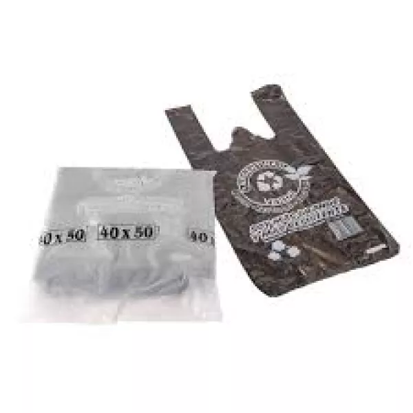 Bolsa Camiseta 45X55 Arg Negra Mp - 100/Bulto