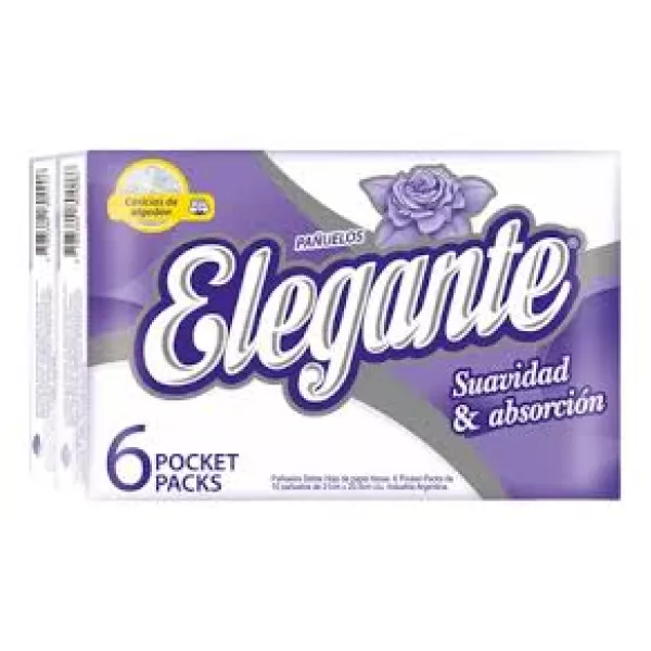 Pañuelo Eleg. Pocket 6X10 Sa- 30/Bulto