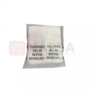 Camiseta 40 X 50 Allegra Reforzada - 100/Bulto