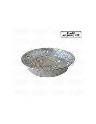Plato Aluminio P12 Ep - 100/Bulto