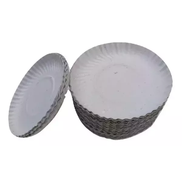 Bandeja De Carton Redond Gris 12 - 100/Bulto