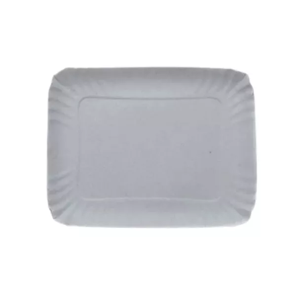 Bandeja De Carton Rect Gris 2 - 100/Bulto