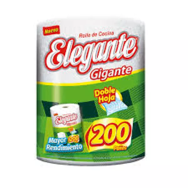 Rollo Cocina Elegante 1 X 200 Paños - 12/Bulto